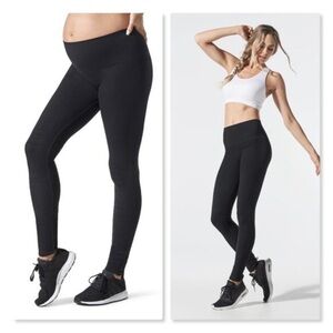 Blanqi Everyday Hipster Support Leggings Black Women’s Size Small